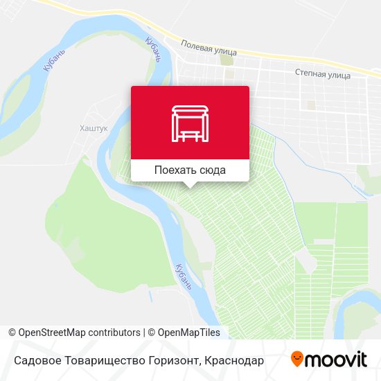 Карта Садовое Товарищество Горизонт