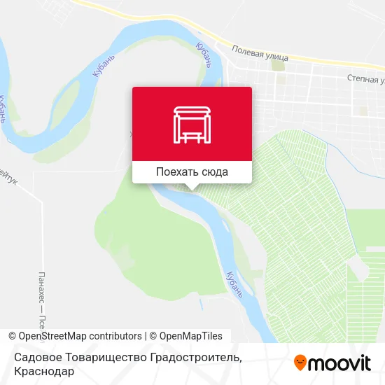 Карта Садовое Товарищество Градостроитель
