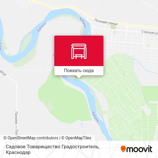Карта Садовое Товарищество Градостроитель