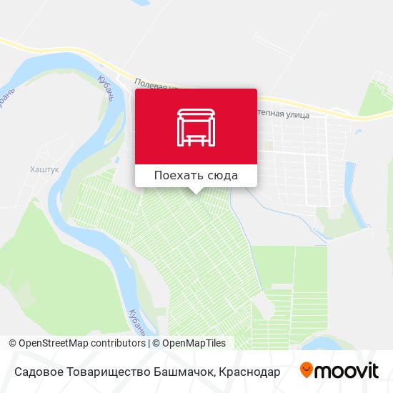 Карта Садовое Товарищество Башмачок