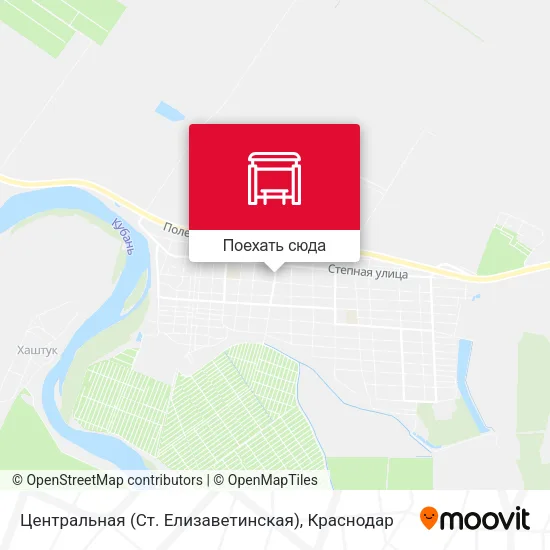 Карта Центральная (Ст. Елизаветинская)