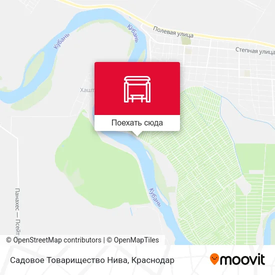 Карта Садовое Товарищество Нива
