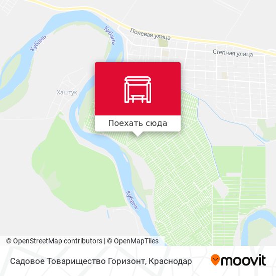Карта Садовое Товарищество Горизонт