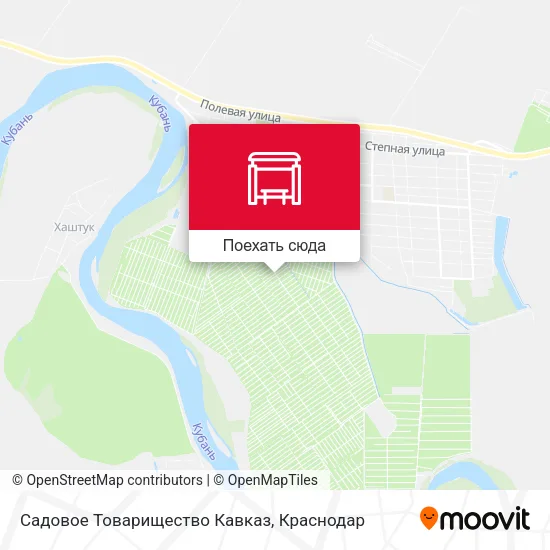 Карта Садовое Товарищество Кавказ