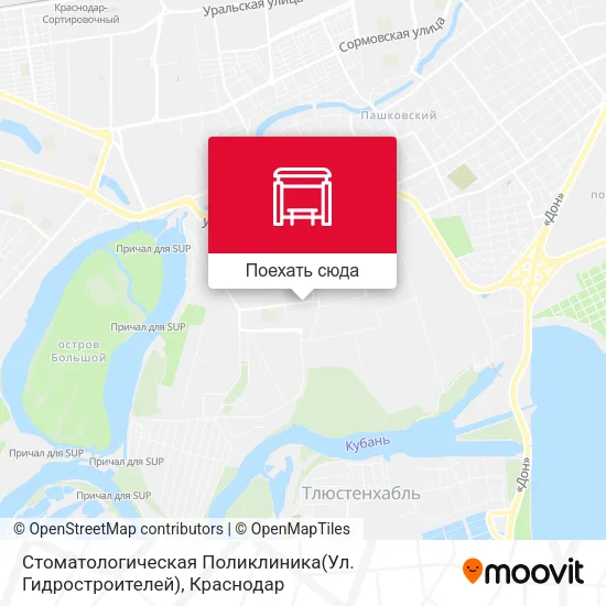 Карта Стоматологическая Поликлиника(Ул. Гидростроителей)