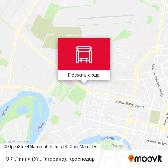 Карта 3-Я Линия (Ул. Гагарина)