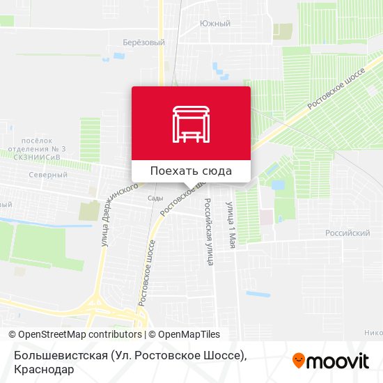 Карта Большевистская (Ул. Ростовское Шоссе)