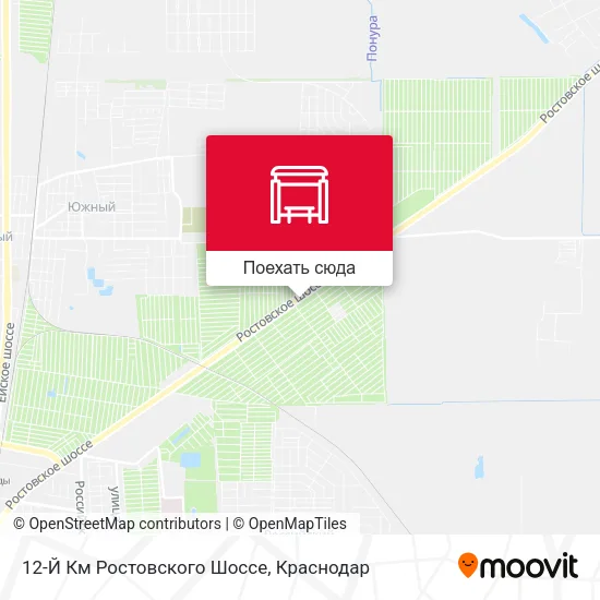 Карта 12-Й Км Ростовского Шоссе