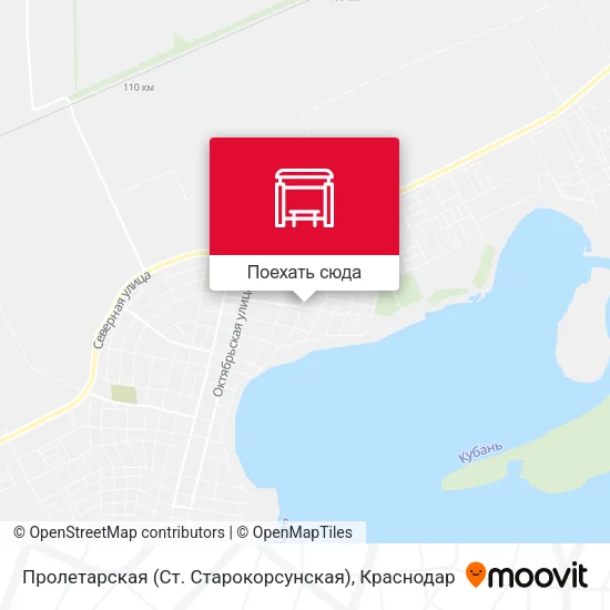 Карта Пролетарская (Ст. Старокорсунская)