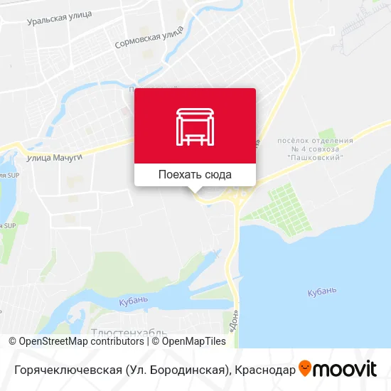 Карта Горячеключевская (Ул. Бородинская)