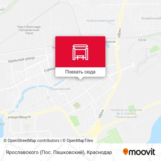 Карта Ярославского (Пос. Пашковский)