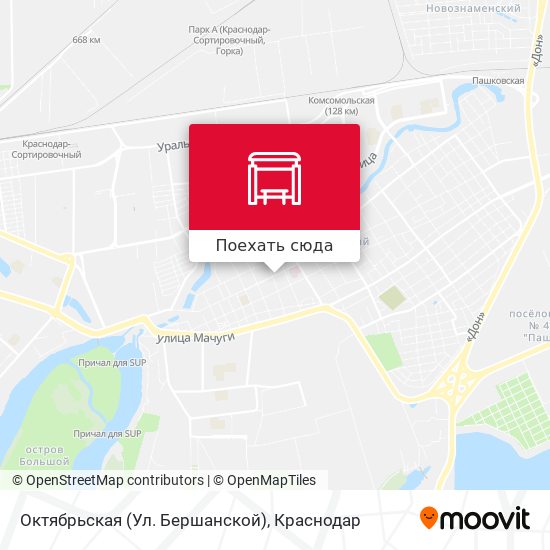 Карта Октябрьская (Ул. Бершанской)
