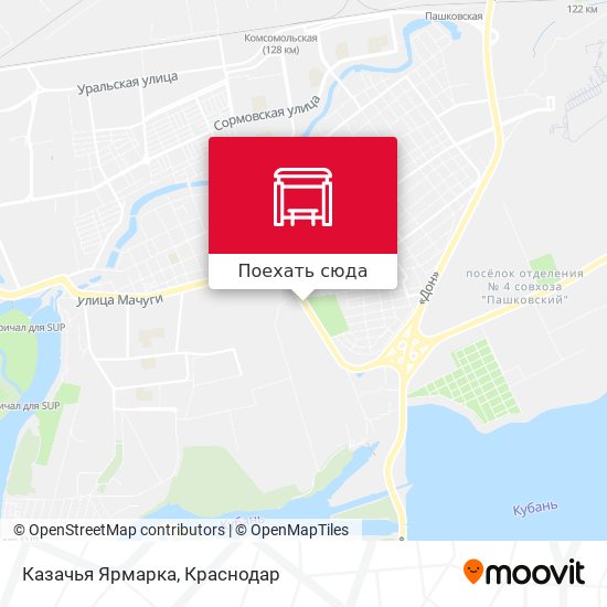 Карта Казачья Ярмарка