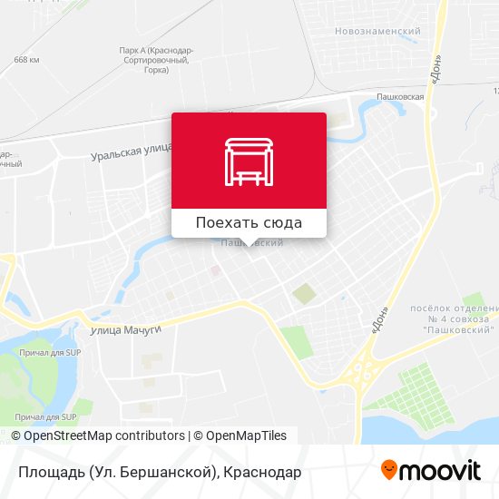 Карта Площадь (Ул. Бершанской)
