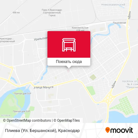 Карта Плиева (Ул. Бершанской)