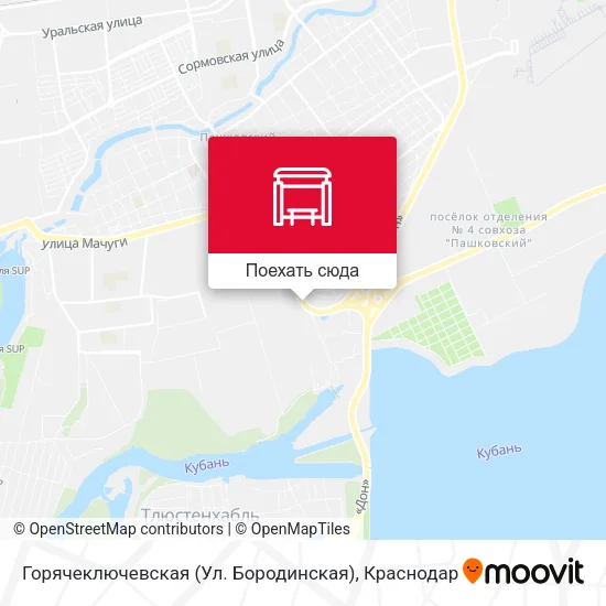 Карта Горячеключевская (Ул. Бородинская)