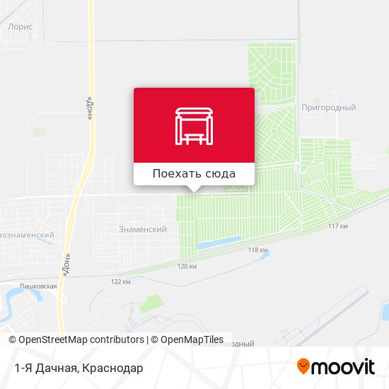 Карта 1-Я Дачная