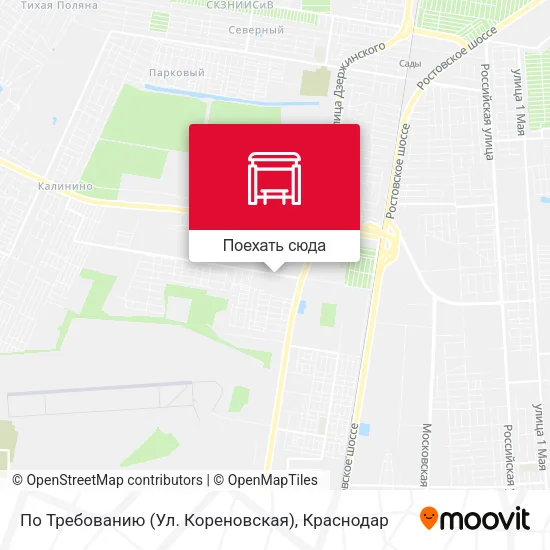 Карта По Требованию (Ул. Кореновская)