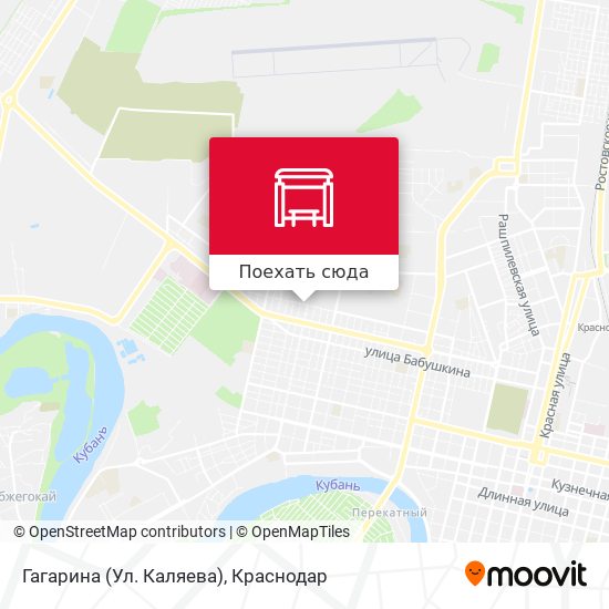 Карта Гагарина (Ул. Каляева)