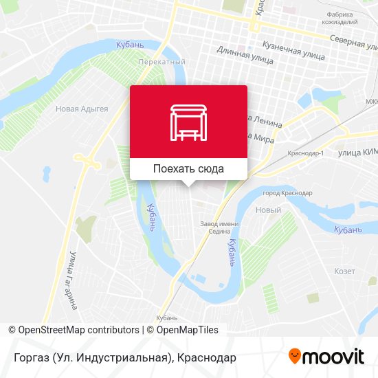 Карта Горгаз (Ул. Индустриальная)