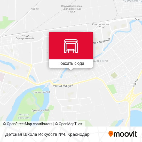 Карта Детская Школа Искусств №4