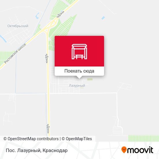 Карта Пос. Лазурный