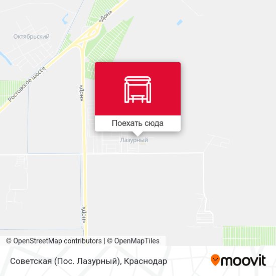 Карта Советская (Пос. Лазурный)