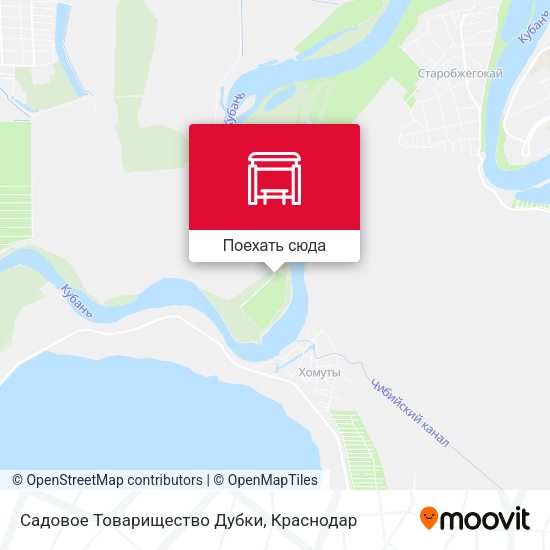 Карта Садовое Товарищество Дубки