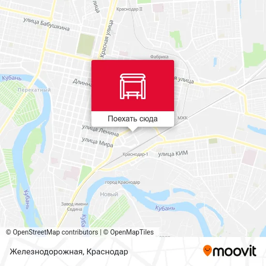 Карта Железнодорожная