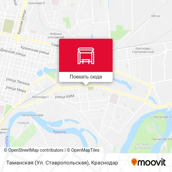 Карта Таманская (Ул. Ставропольская)