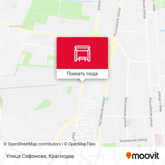 Карта Улица Сафонова