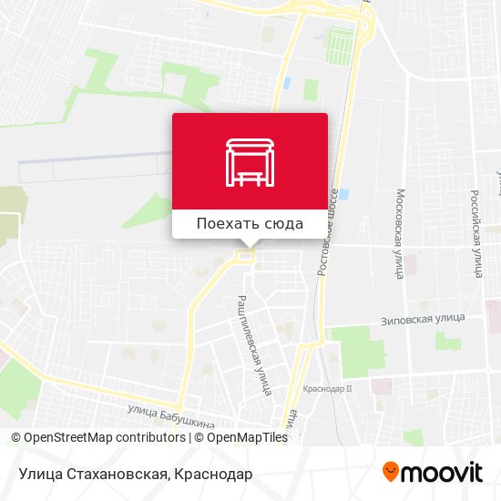 Карта Улица Стахановская