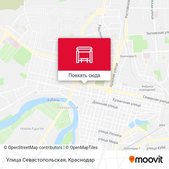 Карта Улица Севастопольская