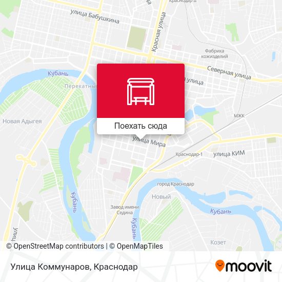 Карта Улица Коммунаров