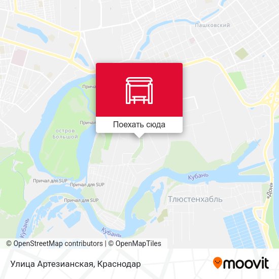 Карта Улица Артезианская