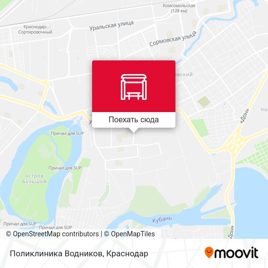 Карта Поликлиника Водников