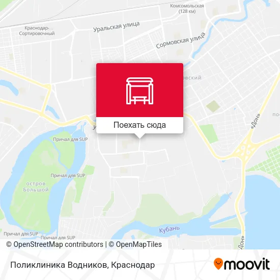 Карта Поликлиника Водников
