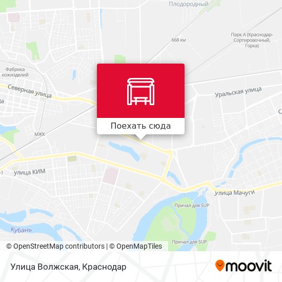 Карта Улица Волжская