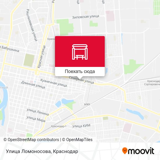 Карта Улица Ломоносова