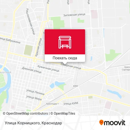 Карта Улица Корницкого