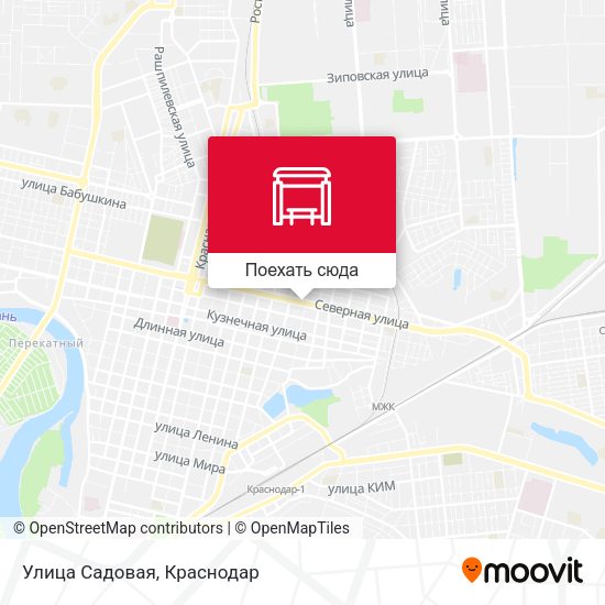 Карта Улица Садовая
