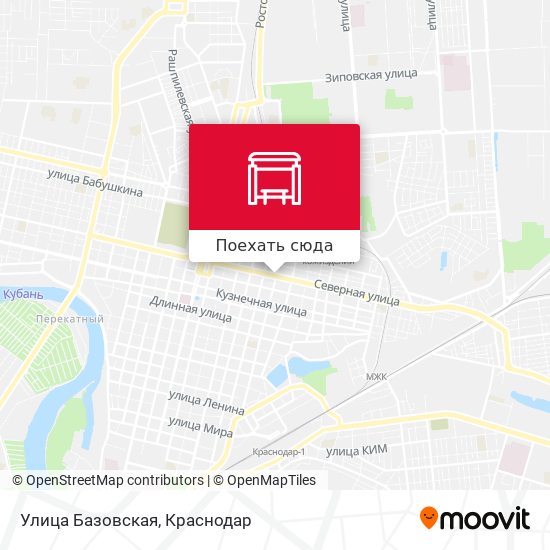 Карта Улица Базовская