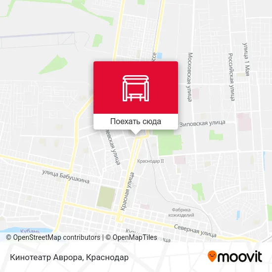 Карта Кинотеатр Аврора