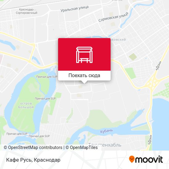 Карта Кафе Русь