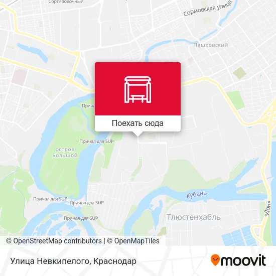 Карта Улица Невкипелого