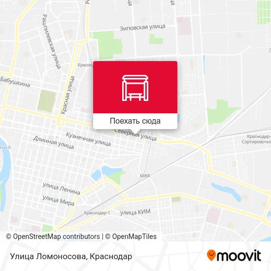 Карта Улица Ломоносова