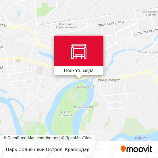 Карта Парк Солнечный Остров