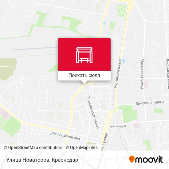 Карта Улица Новаторов