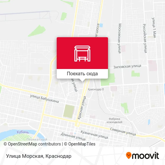 Карта Улица Морская