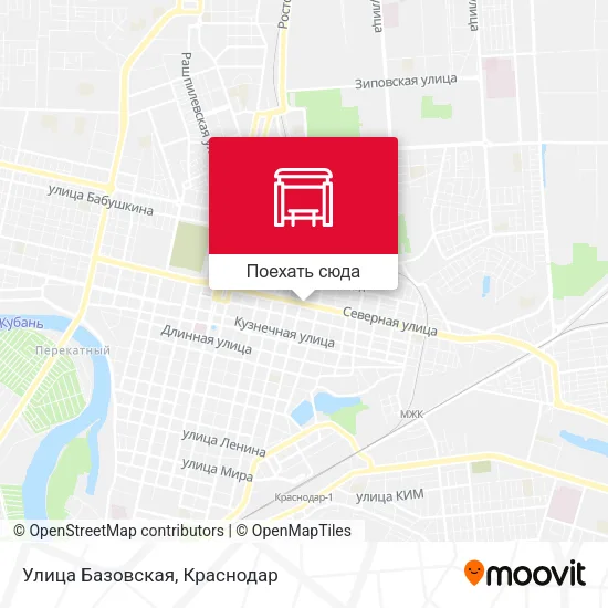 Карта Улица Базовская